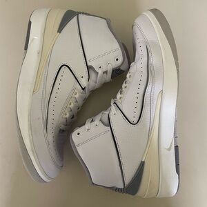 Nike Jordan 2 Grey White Mens 9.5
